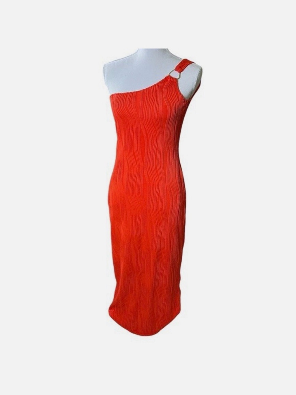 Derek Heart one shoulder dress orange XL